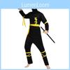 Stylish Yellow Dragon Ninja Costume For Men Ideal For Stage Shows And Festivals In 2023