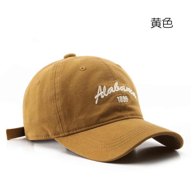 

Hats Men s and Women s Summer Trendy Brand Baseball Caps Show Face Small Versatile Soft Top Cap Fishing Sunscreen Shade Spring and Autumn Adjustable жёлтый