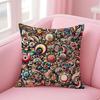 B-Bohemia Cushion Cover Pillowcase Short Plush Invisible Zipper Room Sofa Cushion Cover