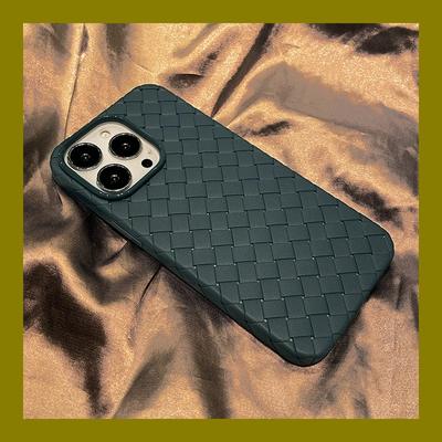 Breathable Mesh Grid Woven Cooling Thin Case For iPhone 15 14 13 12 11 Pro Max Plus Xs Max Xr Soft Silicone Cover