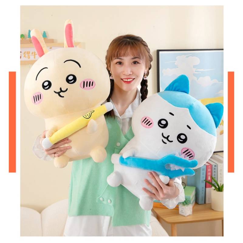 Hachiware Usagi Chiikawa Plush Toy Cuddly Cartoon Children Holiday Doll Pillow