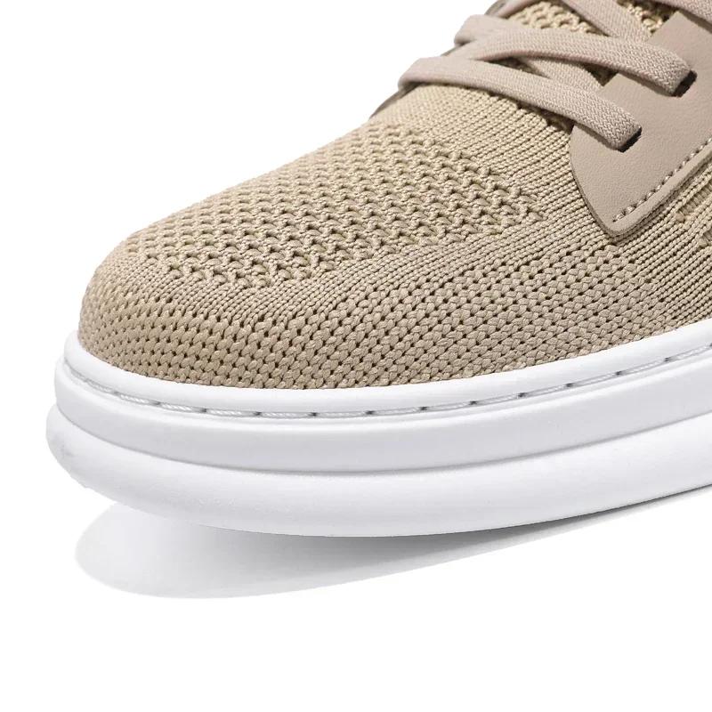 Men's Casual Sports Shoes Flying Woven Thick Bottom Breathable Light Shoes Outdoor Hiking Sports Shoes Designer Casual Shoe