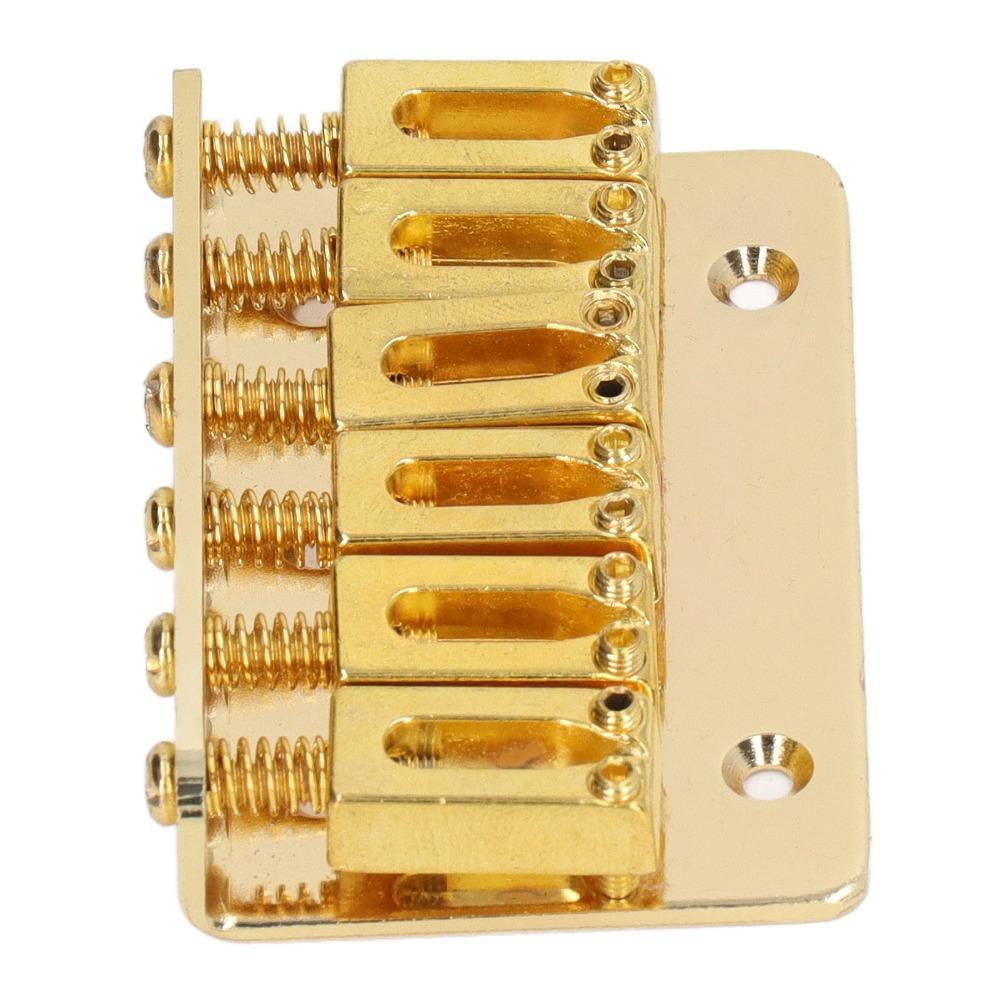 6 String Guitar Saddle Bridge Gold/Black/Silver Electric Guitar Parts Electric Guitar