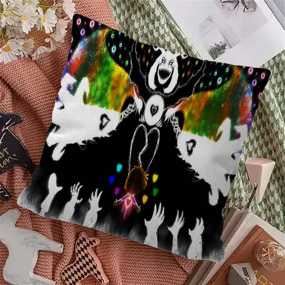 Undertale Sans Frisk Cushion Cover Decorative Pillow Sofa Home Decor case pillow cases