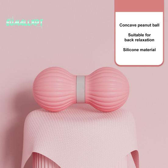 Silikonový fascia míček s přísavkou - Kompaktní velikost, Přenosný, Úleva od svalové bolesti a napětí, Masážní míček pro hloubkovou tkáň