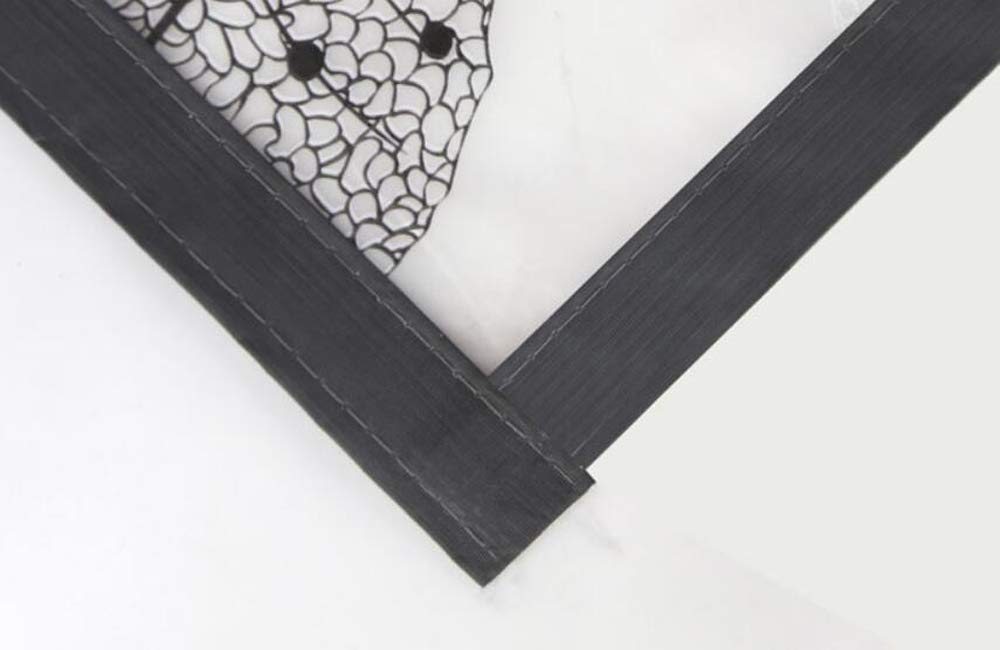 HJ HJ Room Divider Automatic Magnetic Windproof Screen Door Insect Improves Heating and Cooling Energy Easy Cold Light Beige Curtain, Curtain,