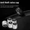 5pcs Car Wheel Tire Air Valve Protection Cap Dust Stem Cover For Mercedes Benz CLK GLC W212 C200 C300 W203 W204 W205 W169 W176