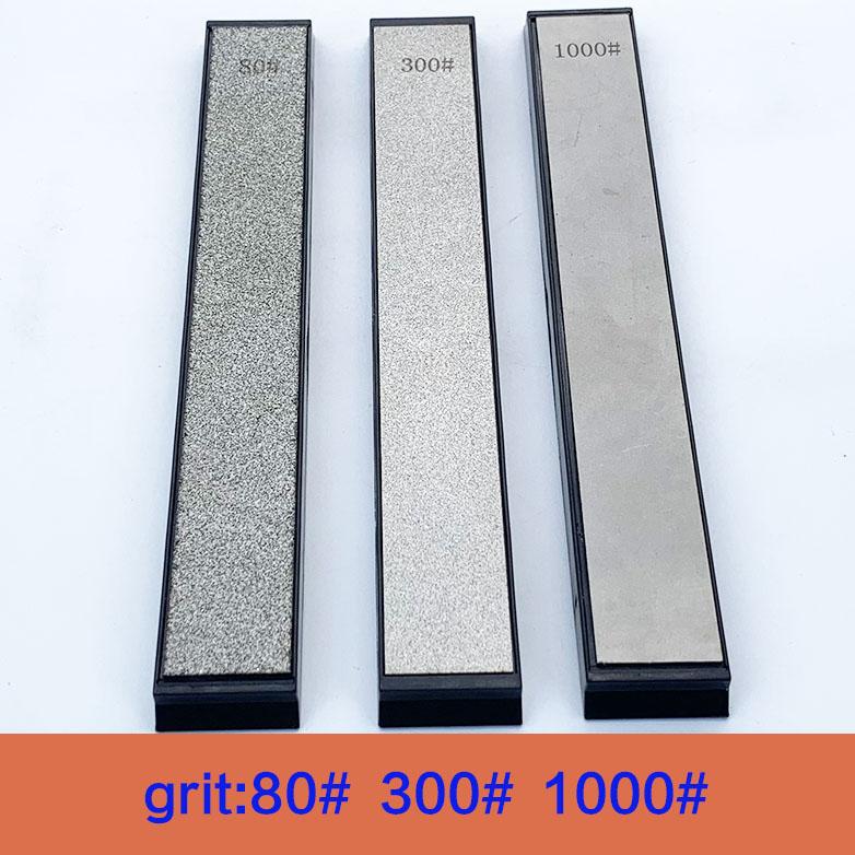 3pcs Set Diamond Stone Bar Ruixin Pro RX008 Knife Sharpener Replacement Diamond Whetstone Grinding Stone Sharpening System