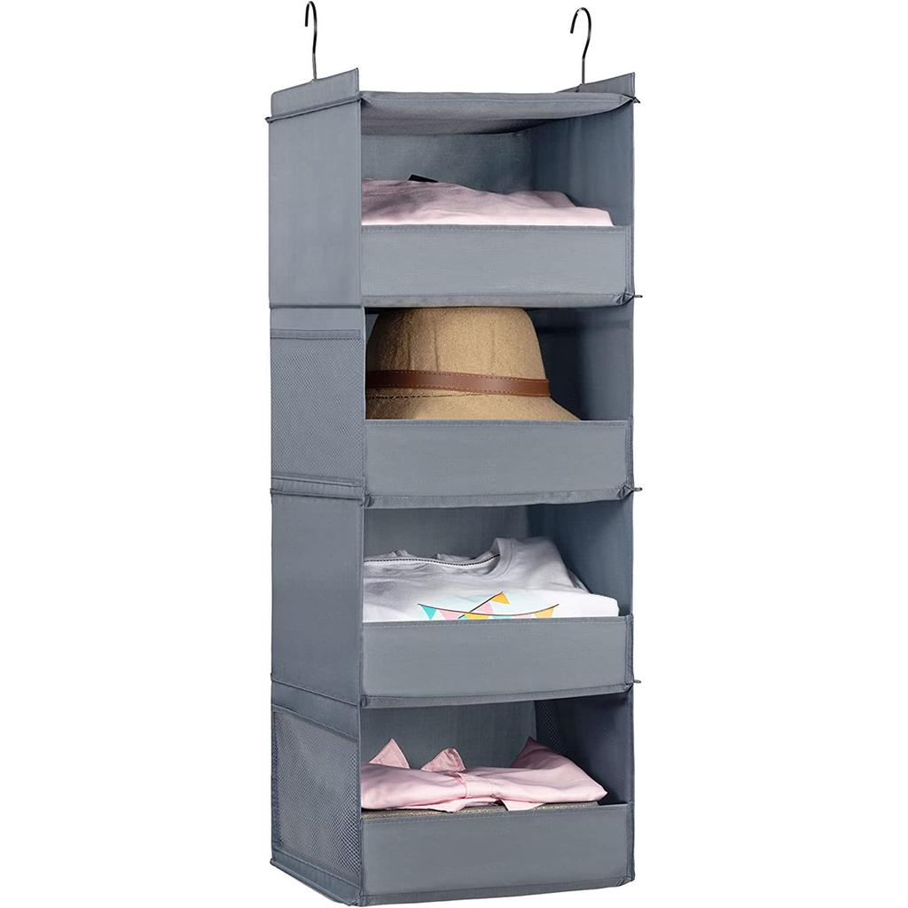 Hanging Bag 4/8/10 Layer Shoe Storage Drawer Box Shelves Rack Organizer Clothes Wardrobe Closet Door Wall Clear Sundry Pouch
