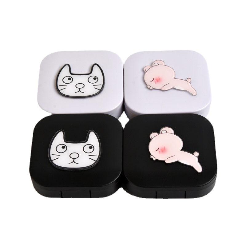 Adorable Japanese-Style Mini Contact Lens Care Box for Myopia
