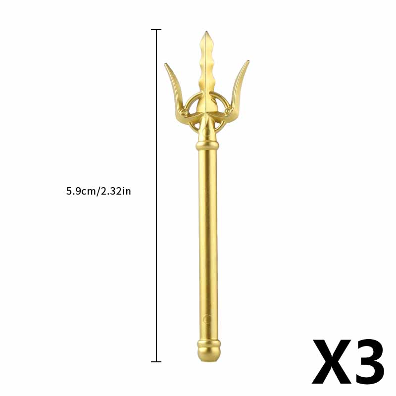 Medieval Figure Weapons Accessories Kits Building Blocks King Sword Lion King Shield Trident Battle Double-edged Axe Brick Toy