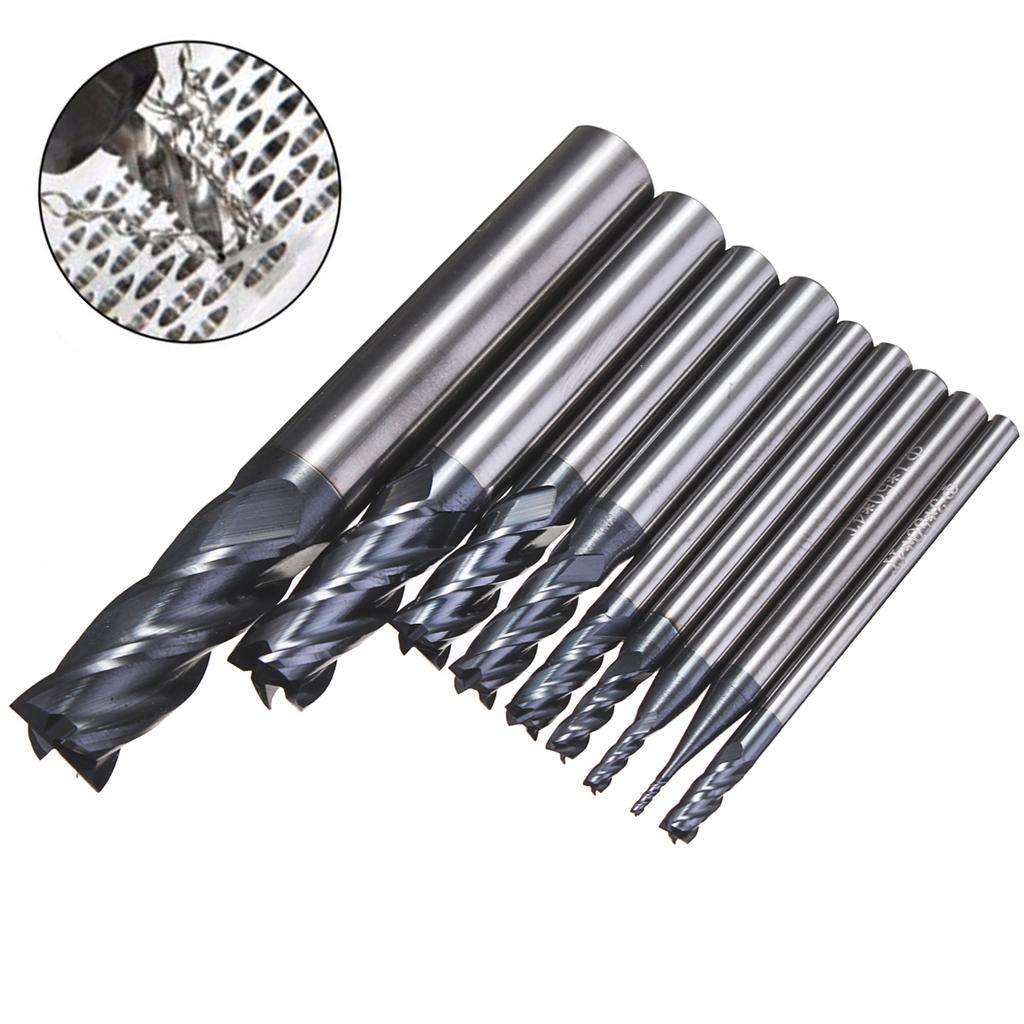 HRC50 Schaftfräser 3-Flute Schaftfräser Vollhartmetall 8mm Aluminium Legierung HRC50 Schaftfräser 3-Flute Schaftfräser Vollhartmetall 8mm Aluminium Legierung