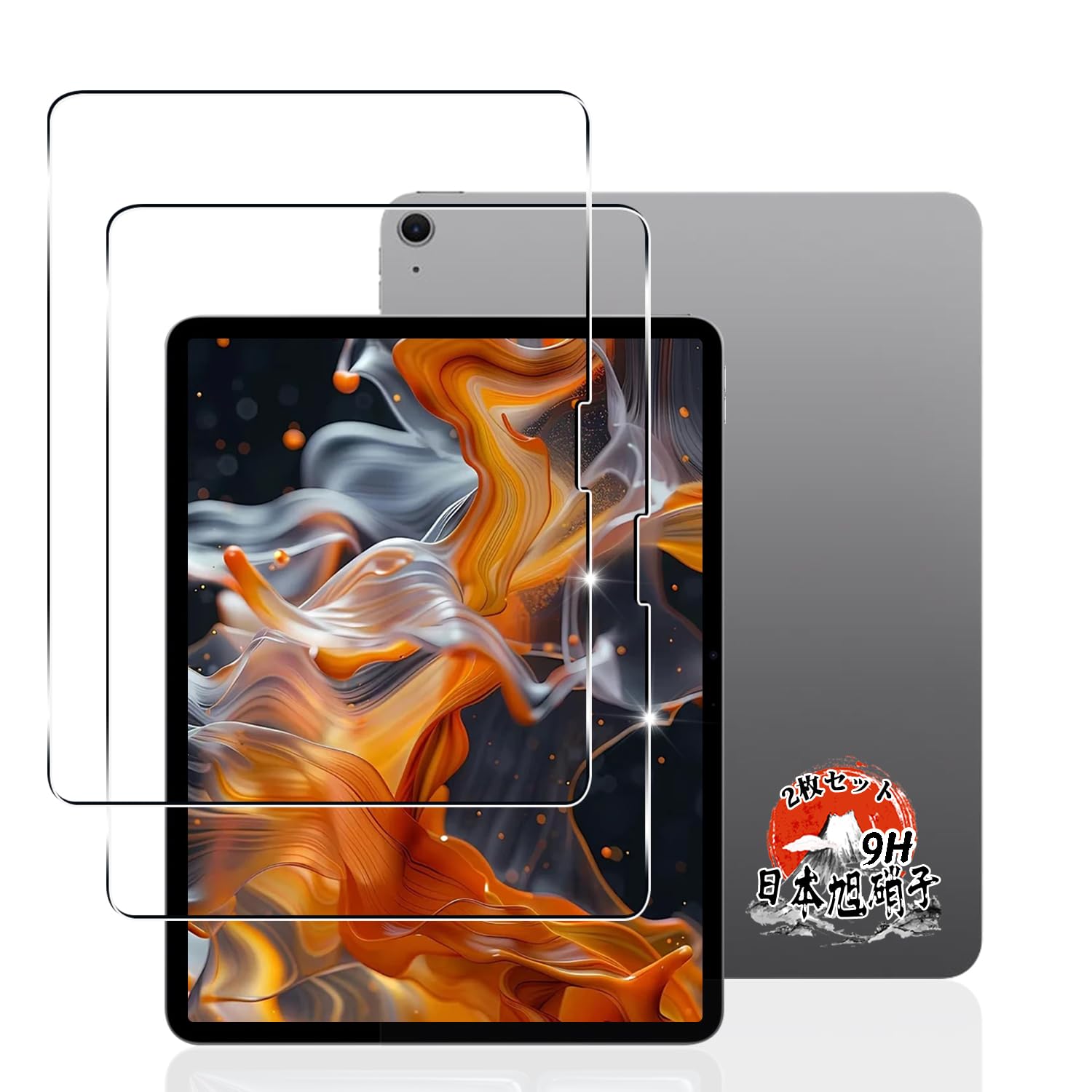 

Для iPad Air 13 дюймов M2 Glass Film 2 шт. AGC Asahi Glass для iPad Air 13 дюймов 2024 Специальная закаленная стеклянная пленка Твердость 9H для iPad Air 13 дюймов