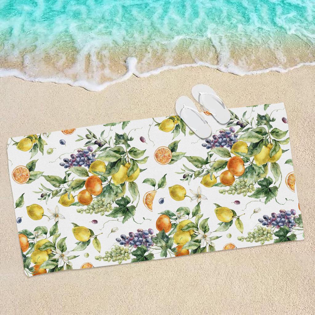 Multipurpose Polyester Beach Towel - Ideal for Swimming, Fitness, Camping, Yoga, Travel and Beach Activities
