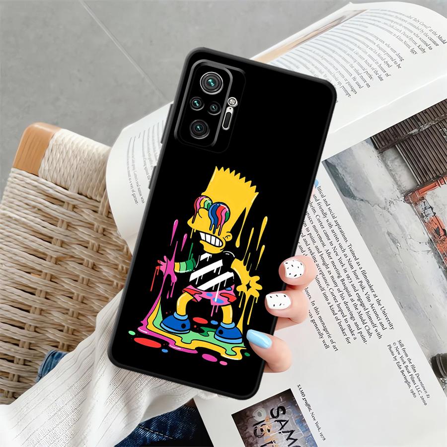 Case for Xiaomi Redmi Note 11S 10 9 8 Pro 10S 9s 12S 11 13 12 Pro Plus Funda Phone Cover The S-simpsons Cartoon