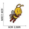 Bee Family Honey Embroidery Cloth Sticker Bag Decoration Sunflower Patch Sticker Cartoon Summer Bicycle Embroidery Sticker