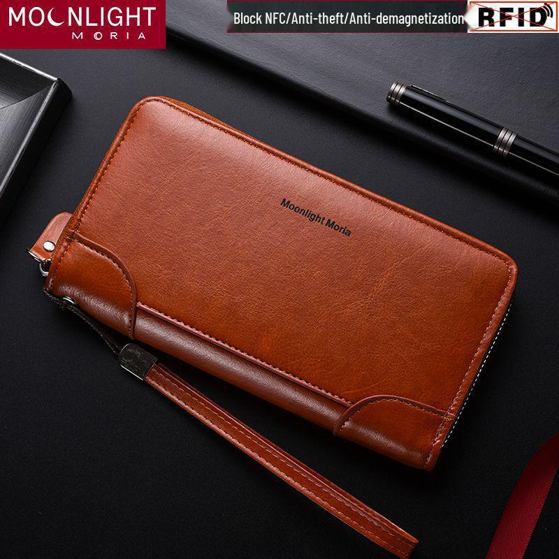 

Men s Premium Genuine Leather Multi-Card Clutch Wallet