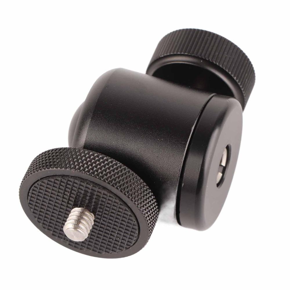1/4 Inch Hot Shoe Camera Tripod Ball Head Panoramic Tripod Mount  for DSLR Camera