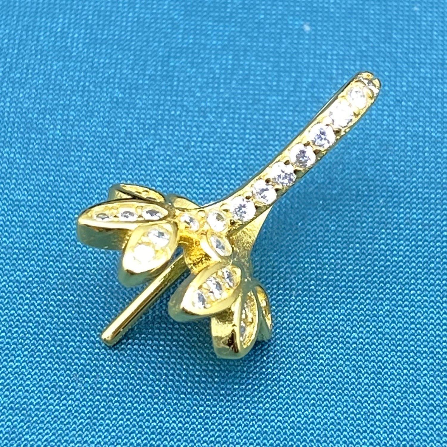 Pearl & Leaf Pendant DIY Necklace Accessory Set