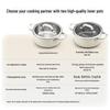 PLODON Stainless Steel Baby Food Pot with Steamer
