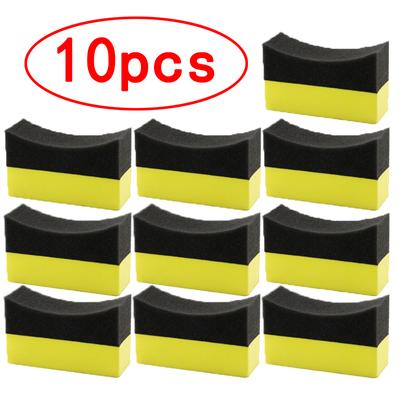 Car Wheel Cleaning Sponge Tire Wash Wiper Water Suction Sponge Pad Wax Polishing Tyre Brushes Tools Car Wash Accessories 10pcs