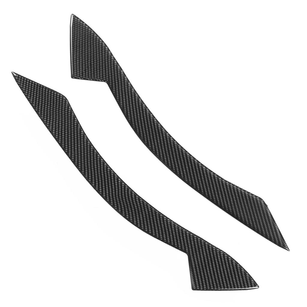 Pair Carbon Fiber Headlight Eyebrow Eyelid Simple Installation Fit for Z4 E89 2009‑2015
