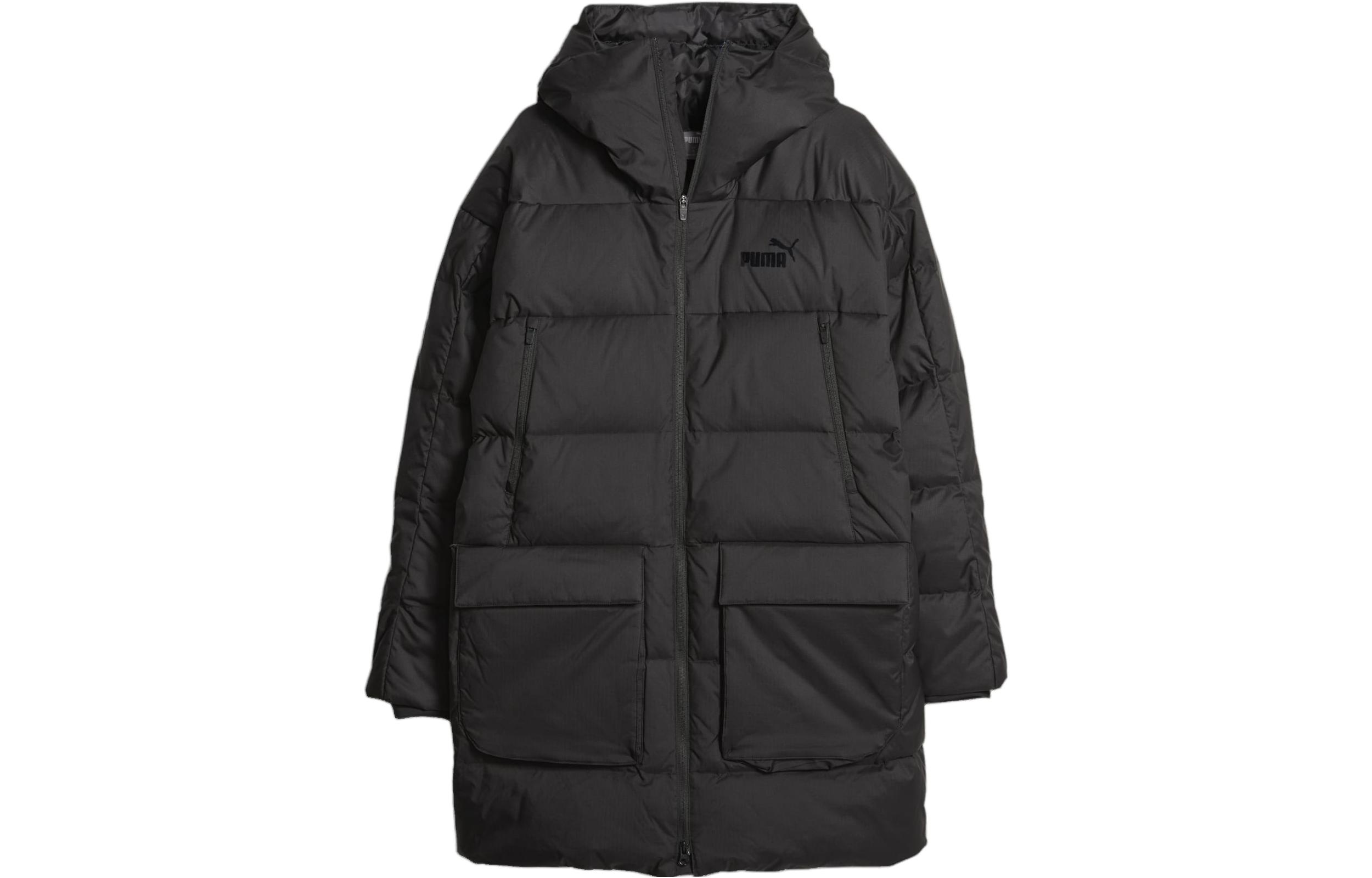 PUMA Пуховик с капюшоном мужской Куртка мужская Черный 675378-01 S