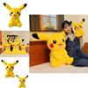Large Yellow Pikachu Plush Toy Soft And Cuddly Stuffed Animal For Kids Ideal Birthday Gift