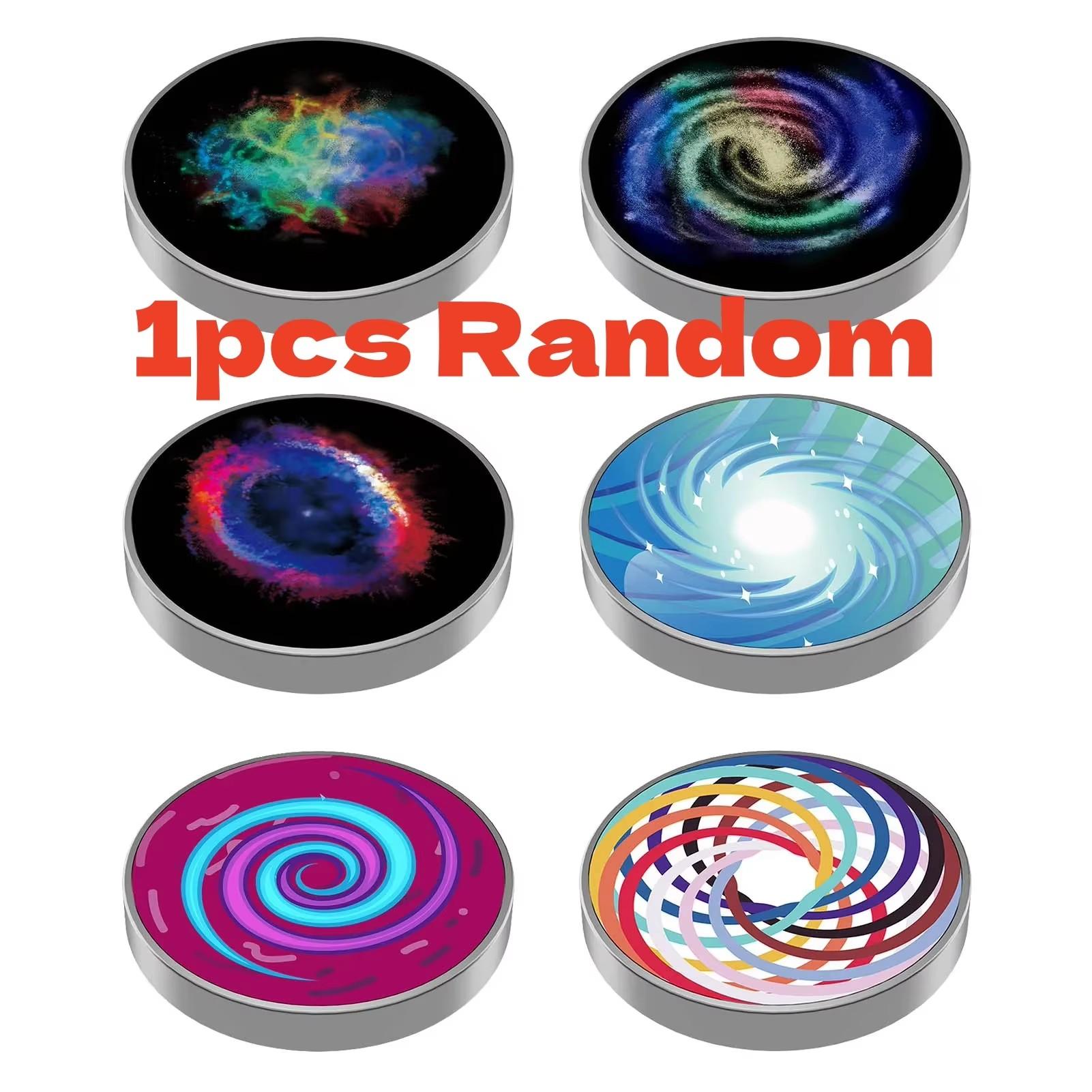 Нержавеющая Сталь Декомпрессионный Гироскоп Игрушка Стрессоустойчивый Металлический Вращающийся на Пальце Гироскоп Галактика Звезда Настольный Детский Подарок