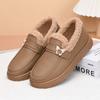 Fashion new cotton shoes women winter with fleeces slip-on can wear soft soled non-slip platform boots zapatos de mujer sneakers women