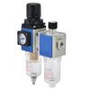 Air Compressor Flow Filter Pressure Regulator Lubricator Combination Water Oil Separator