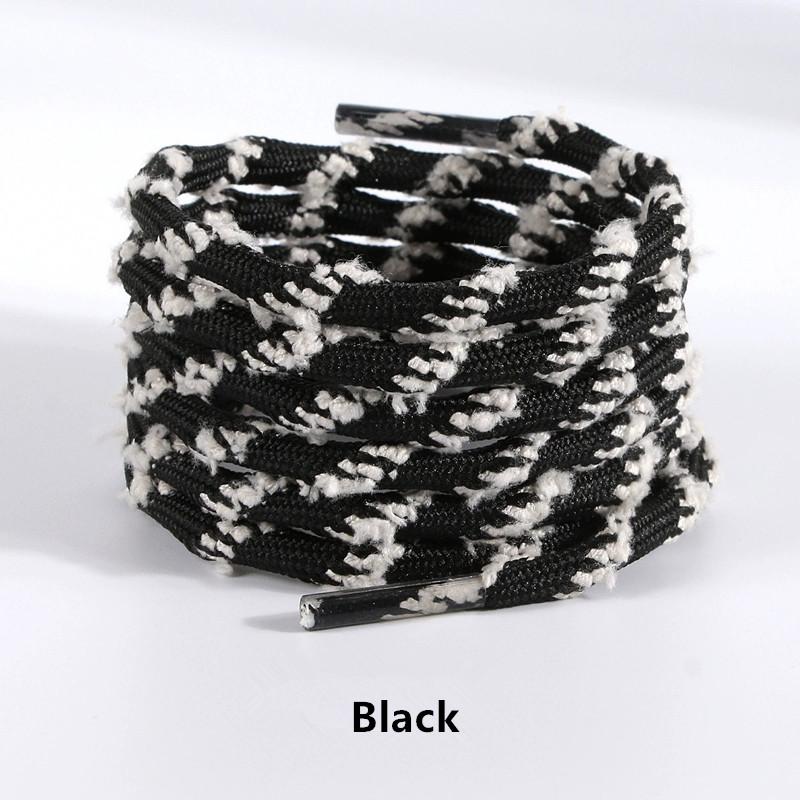 Fashion Pearl Shoe Flower DIY Oblique Round Shoelaces Shoe Decoration Accessories for Sneakers Casual White Shoe German Trainers