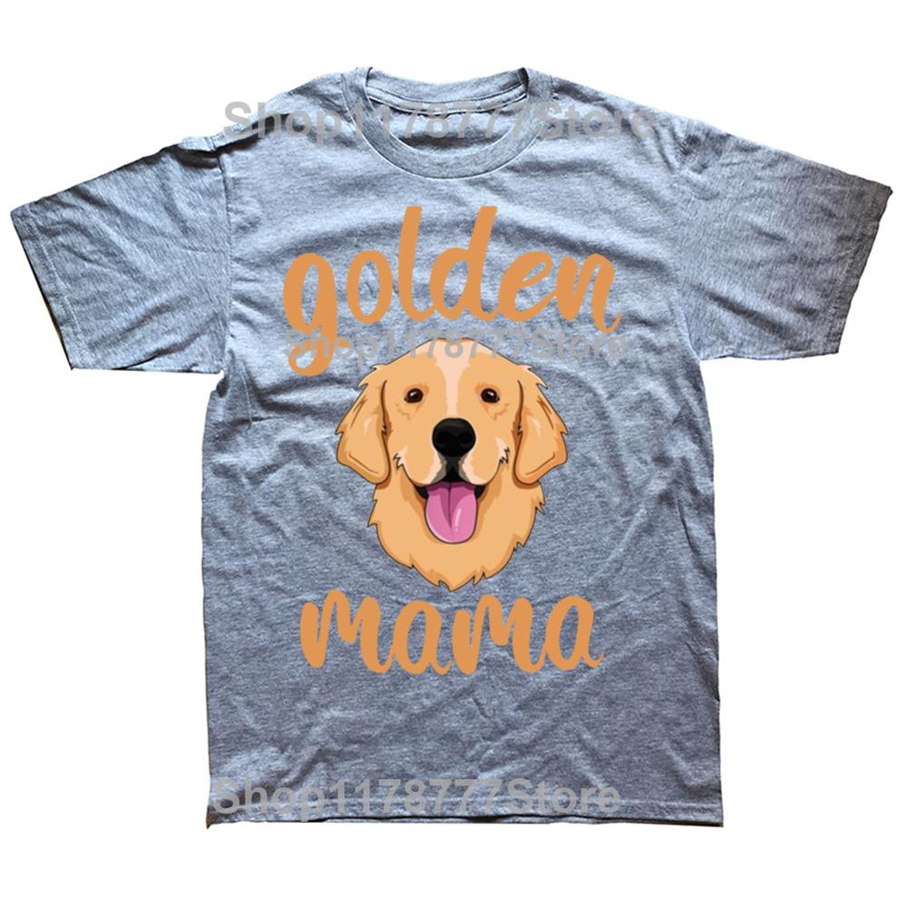 Funny Golden Retriever Mom T Shirts Graphic Cotton Streetwear Short Sleeve Dog Dad Owner Pet Birthday Gifts Tshirt Men
