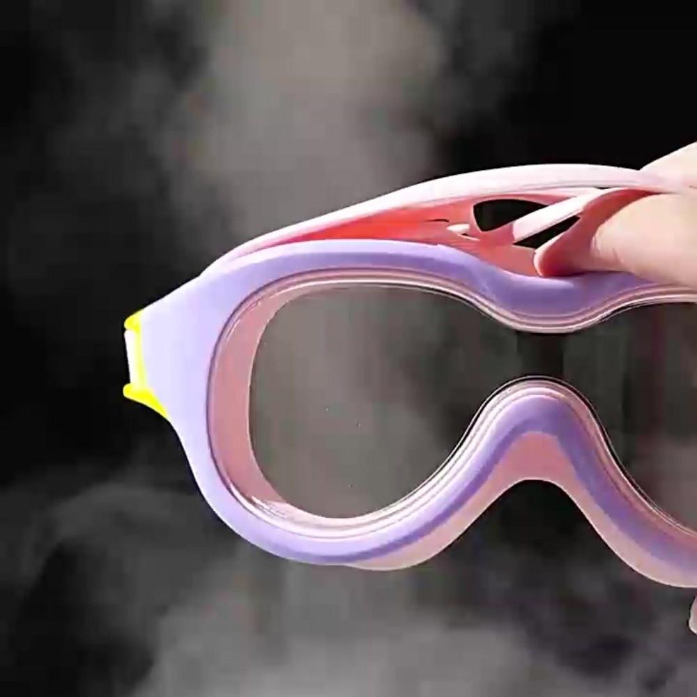 Large Frame Kids Swim Goggles with Ear Plug Diving Goggles Set Swimming Goggles  Boys and Girls