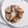 1piece Fashion Silk Scrunchies Solid Red Rubber Bands for Women Girls Korean Elastic Hair Bands Ponytail Hold Hair Accessories