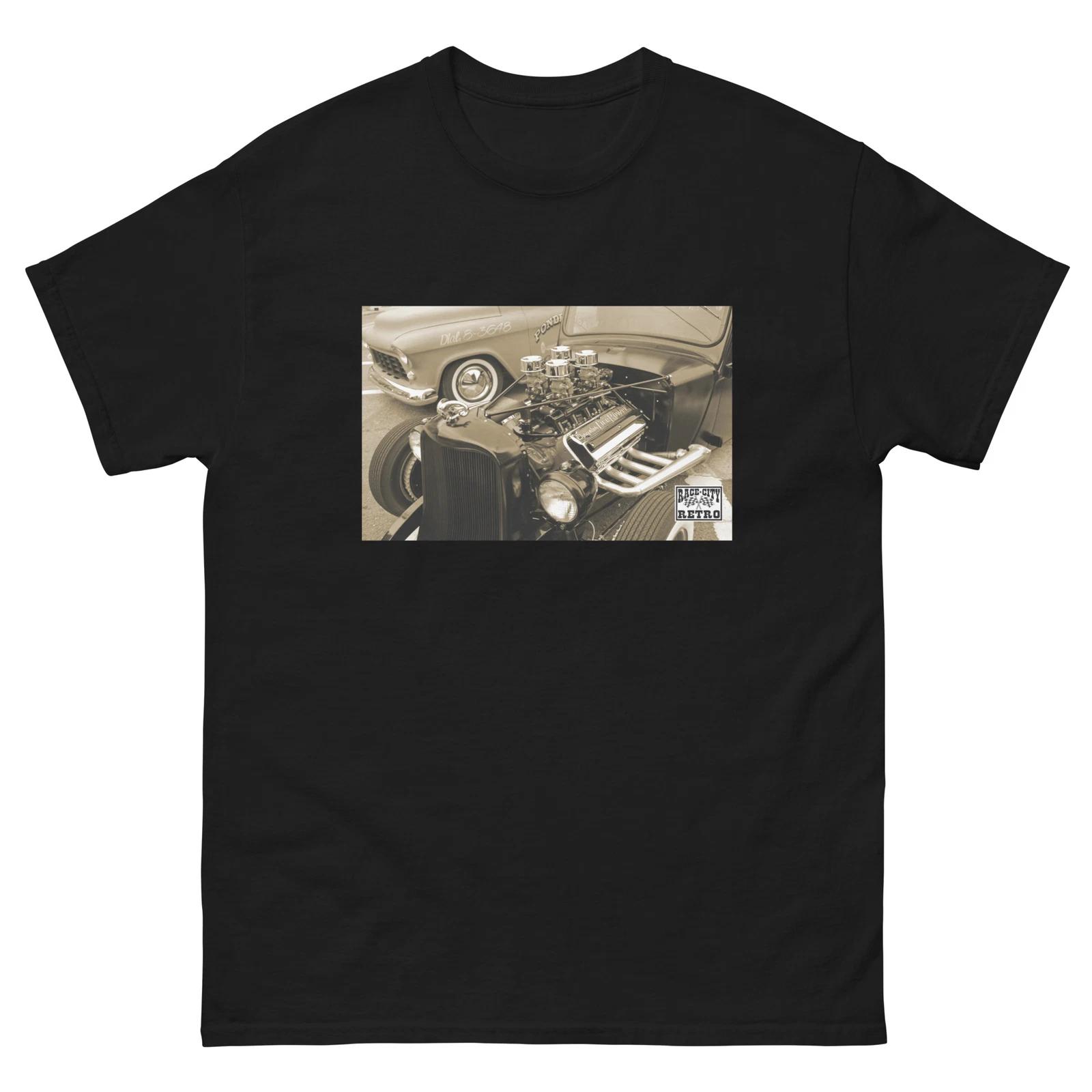 FIREPOWER FOUR TWOS T-Shirt by RACE CITY RETRO HOT ROD COUPE 2XL