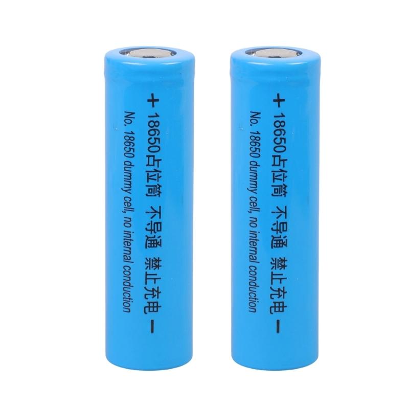 18650 Battery Eliminators Connectors 0V NonConductive Placeholders For LED Lights Fan Speakers Power Supply