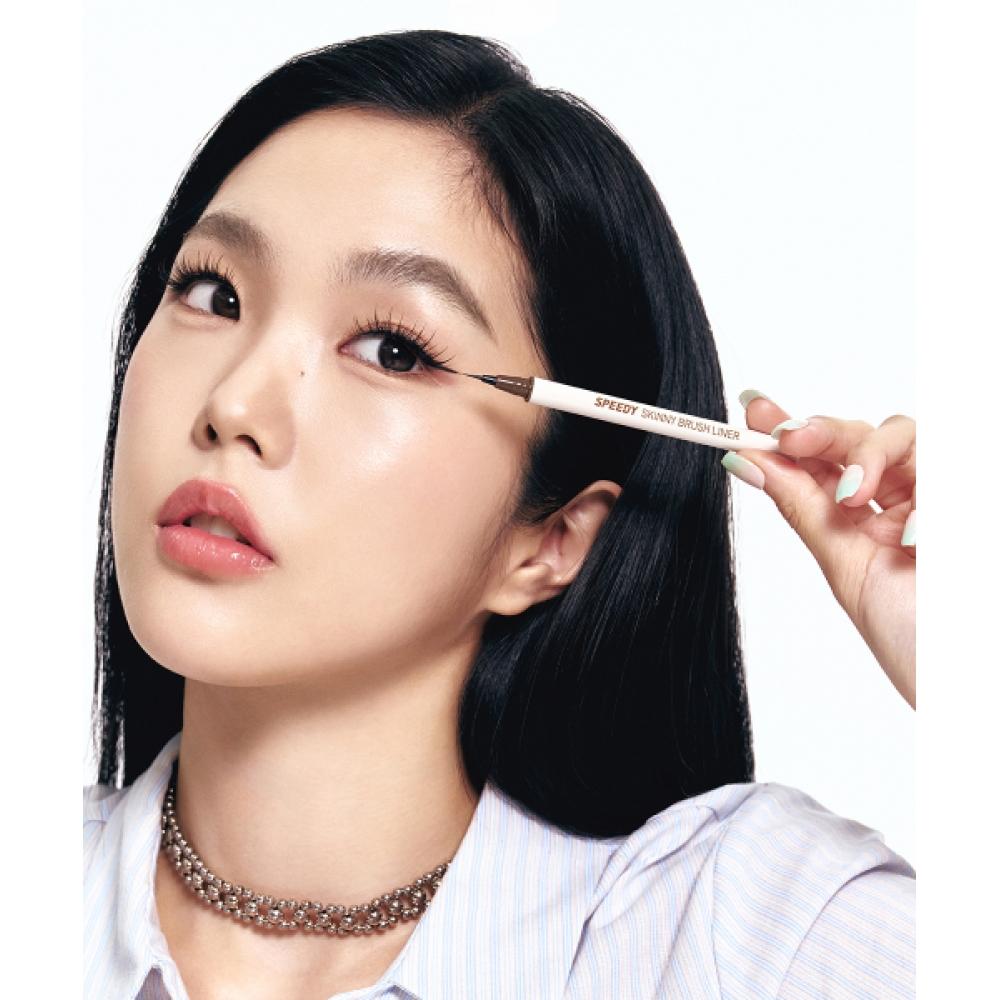 Peripera [Pacote com 2] Delineador de Pincel Peripera Speedy Skinny 3 Cores