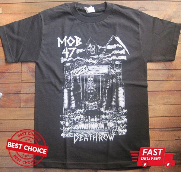 Mob 47 punk band Unisex Black t-shirt S-3XL Q8728 Unisex T-Shirt XXXXL
