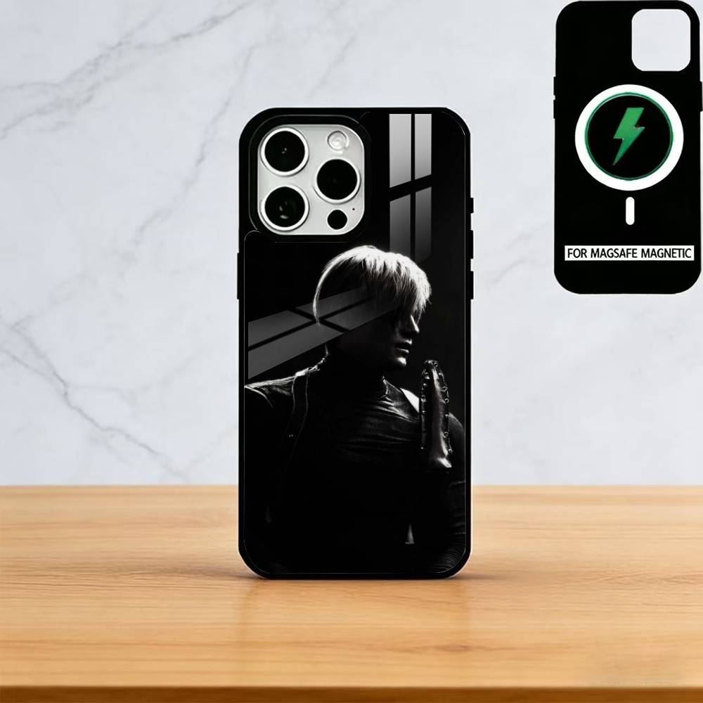 Etui na telefon Leon Kennedy Do iPhone 17, 16, 15, 14, 13, 12, 11 Plus, Pro Magnetyczne Do ładowania bezprzewodowego Magsafe