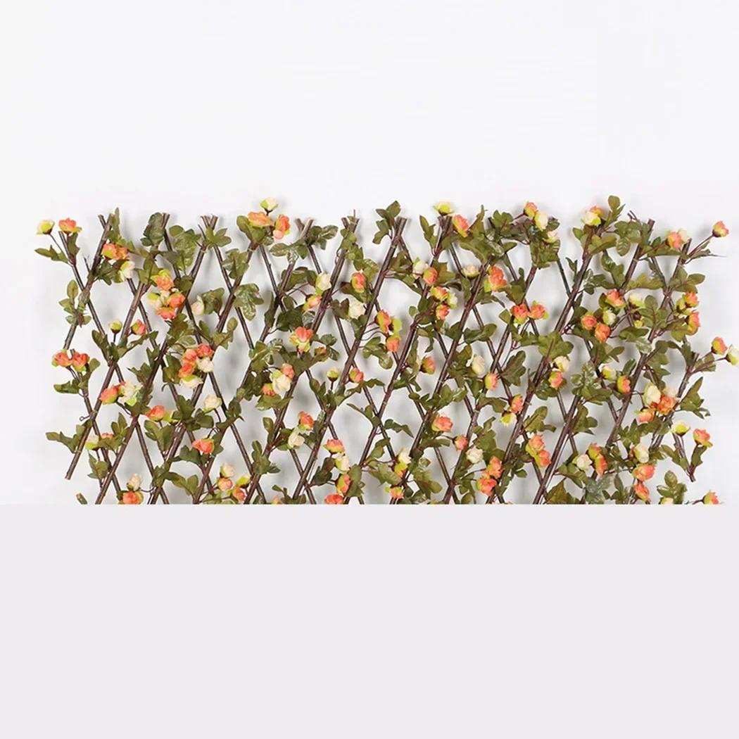 

Раскладывающаяся шпалера Искусственный цветок розы Садовая стена Лист Дерево Телескопический забор Ширма Живая изгородь Деревянный забор Для сада China Mainland