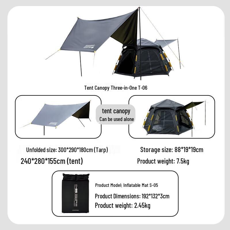 Cuoshan Automatic Pop-Up Camping Tarp Tent