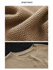 Women's Retro Knit Cotton Cardigan: Round Neck, Long Sleeve, Autumn Casual Short Sweater.