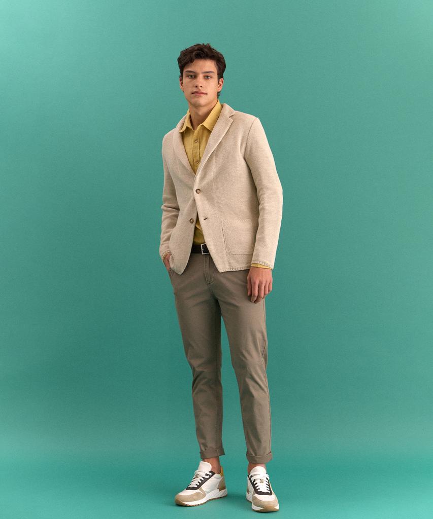PANICALE Yellow Pocket Linen Shirt