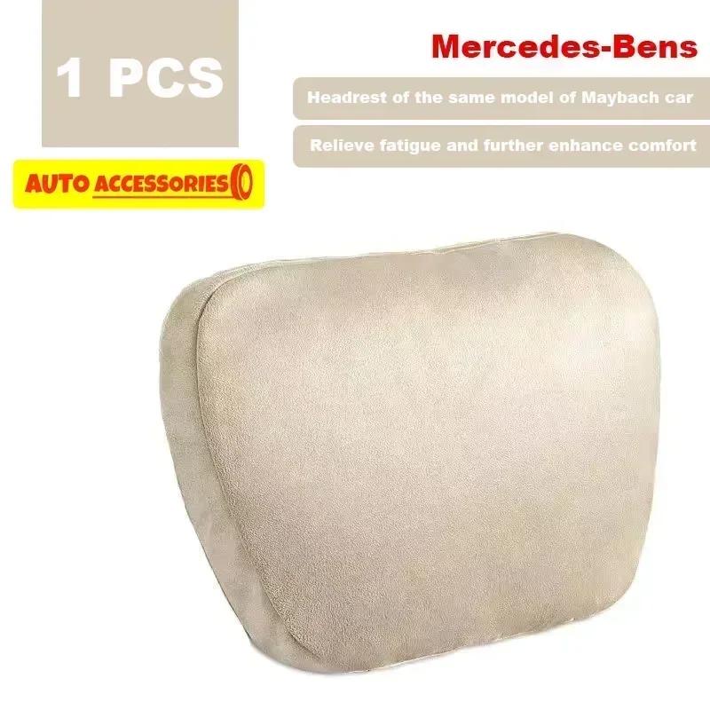 Universal Adjustable Car Pillow Neck Rest Cushion High-Quality Car Headrest Neck Support Seat S Class Soft