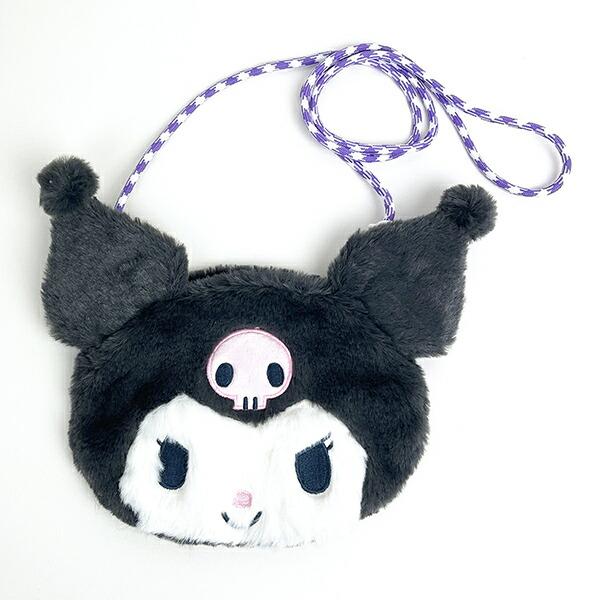Sanrio Kuromi Plush Sacoche Shoulder Bag Purple