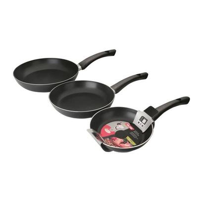 Pans - IBILI - Indubasic - 18 + 22 + 26 Cm - Aluminium - Non-stick - Induction