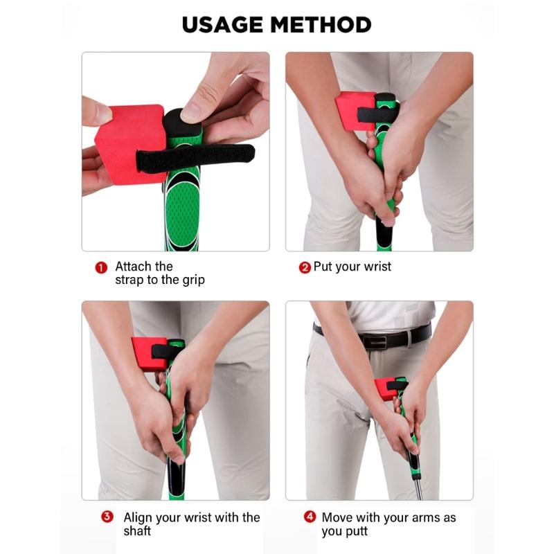 Golfs Arm Swing Trainer Efficient Golfs Putting Training Aids, Comfortable Golfs Swing Postures Corrector for Practice