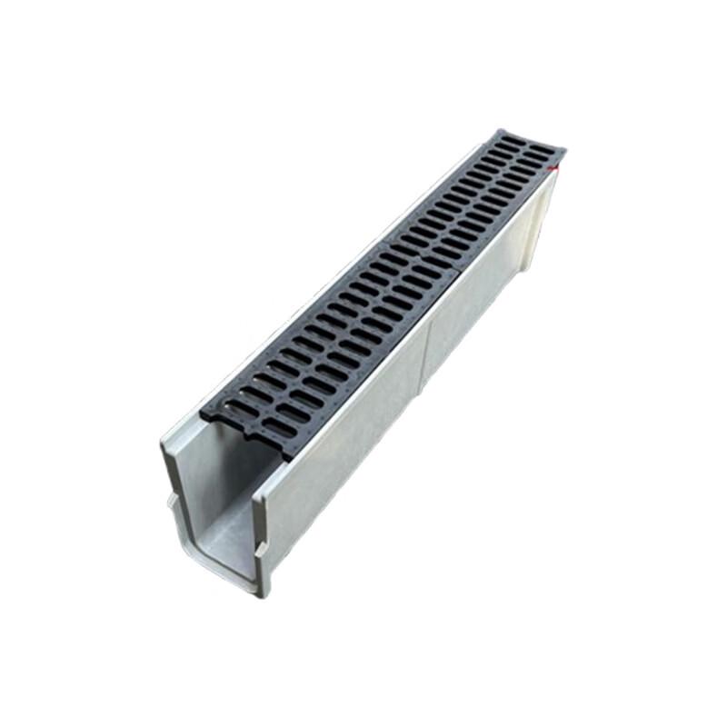 PE Plastic Drainage Channel - 10x15x60cm