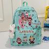 Labubu Kinderrucksack Schultasche Schüler Schultasche Leichter Niedlicher Rucksack Mode Cartoon Rucksack